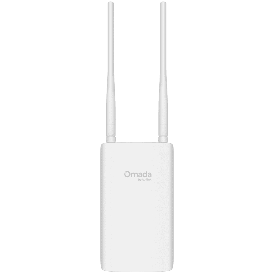 TP-Link EAP603-Outdoor AX1800 Indoor/Outdoor Wi-Fi 6 Access Point, 1x Gigabit RJ45 Port, 574Mbps at 2.4 GHz + 1201 Mbps at 5 GHz, 802.3at PoE and Passive PoE, IP65 Weatherproof, 2xExt. Antennas, Mesh, Seamless Roaming, MU-MIMO, Band Steering