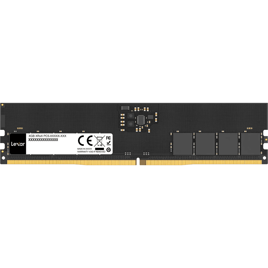 Lexar DDR5 32GB 262 PIN U-DIMM 5600Mbps, CL46, 1.1V- BLISTER Package