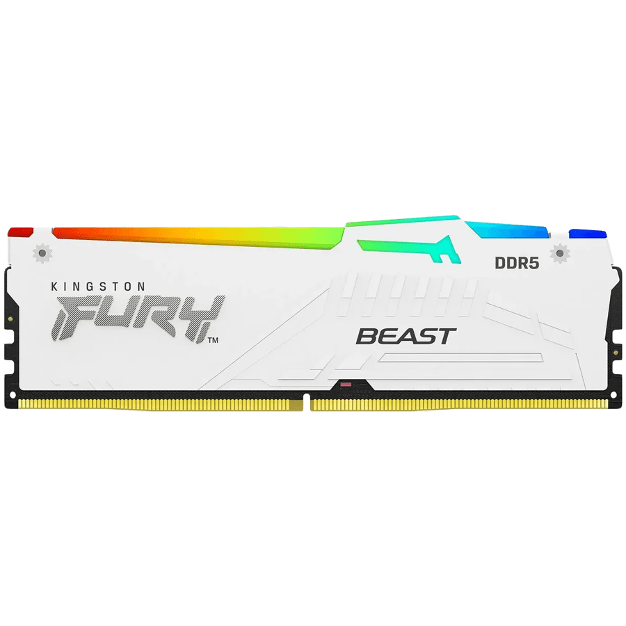 Kingston 16GB 6800MT/s DDR5 CL34 DIMM FURY Beast White RGB EXPO