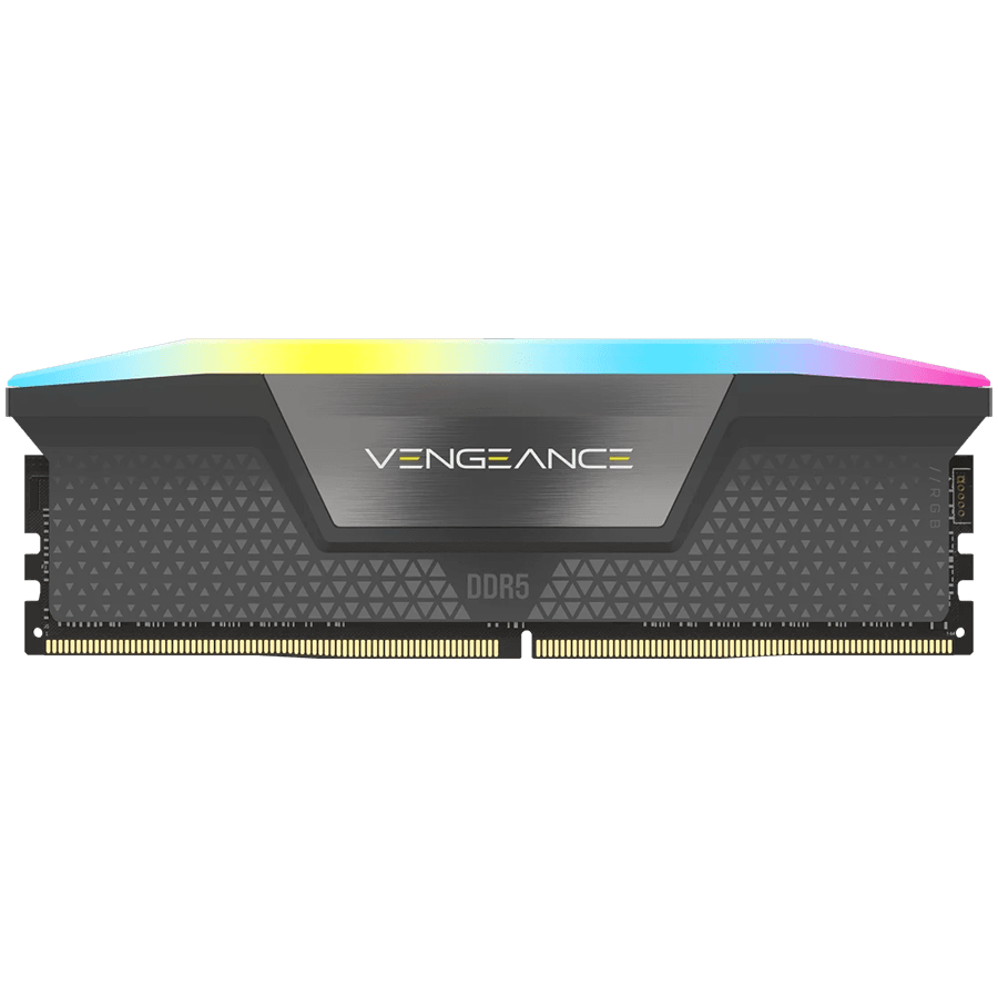 CORSAIR VENGEANCE RGB DDR5 16GB (1 x 16GB) DDR5 6000 CL36-44-44-96 1.35V Intel XMP & AMD EXPO - GREY