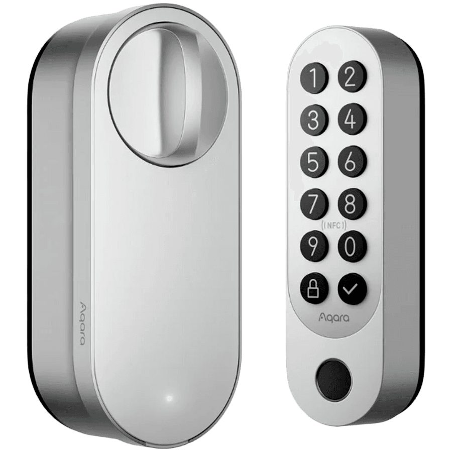 Aqara Smart Lock U200 (Offline, Silver): Model No: EL-D02D; SKU No: AD040EUS02