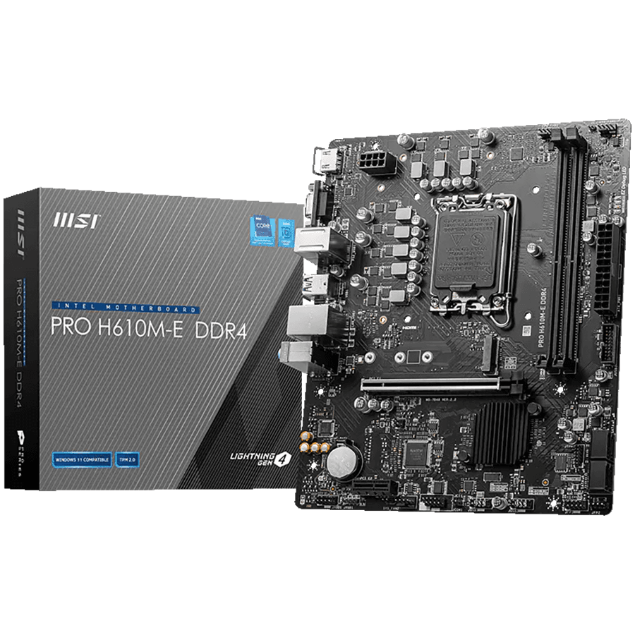 MSI PRO H610M-E mATX Socket 1700