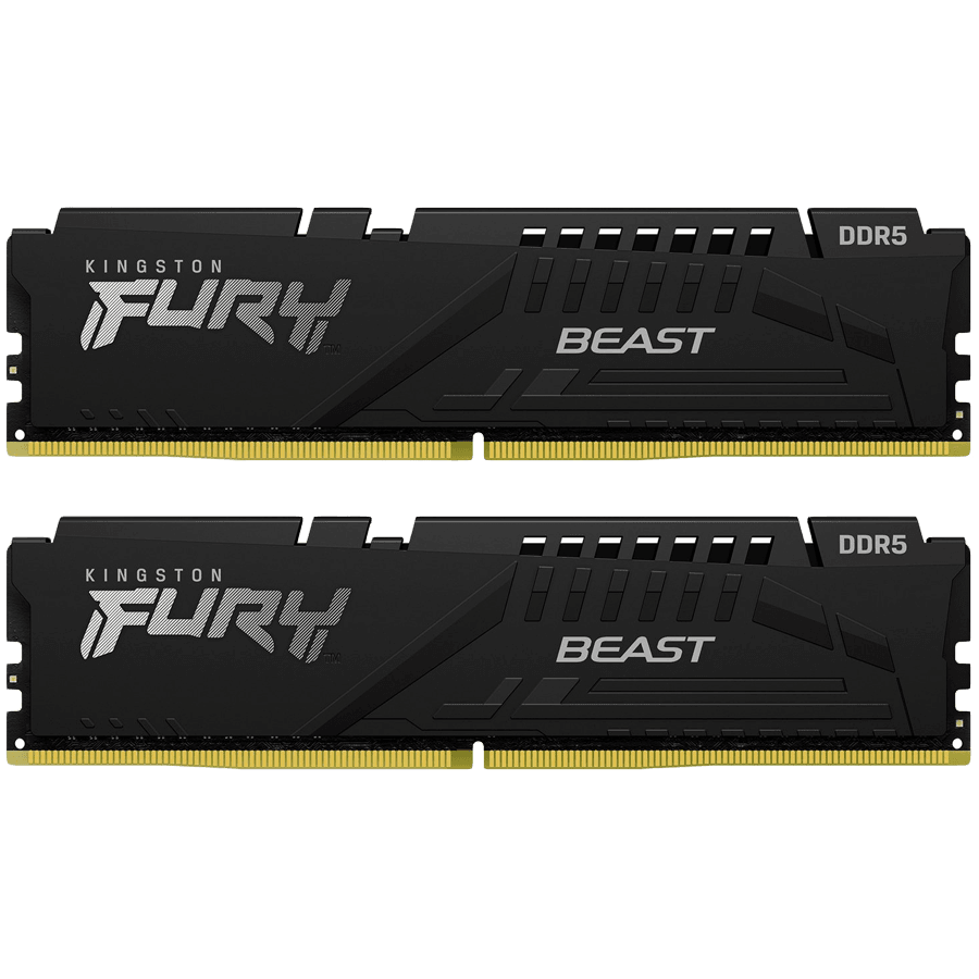 Kingston 64GB 6400MT/s DDR5 CL32 DIMM (Kit of 2) FURY Beast Black EXPO