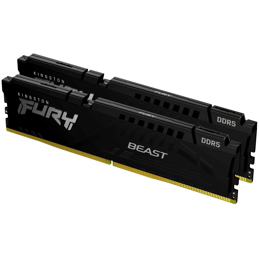 Kingston DRAM 64GB 5600MT/s DDR5 CL40 DIMM (Kit of 2) FURY Beast Black XMP
