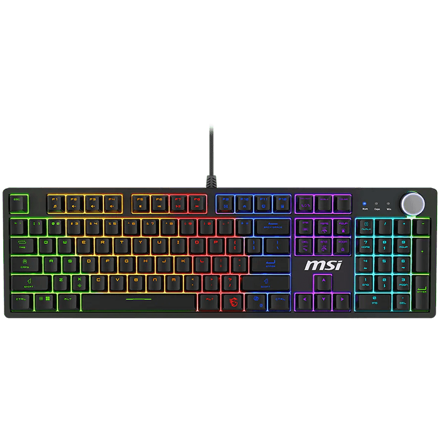 MSI Gaming Keyboard FORGE GK320 RED, USB 2.0, RGB LED, Mechanical Switch, Anti-ghosting