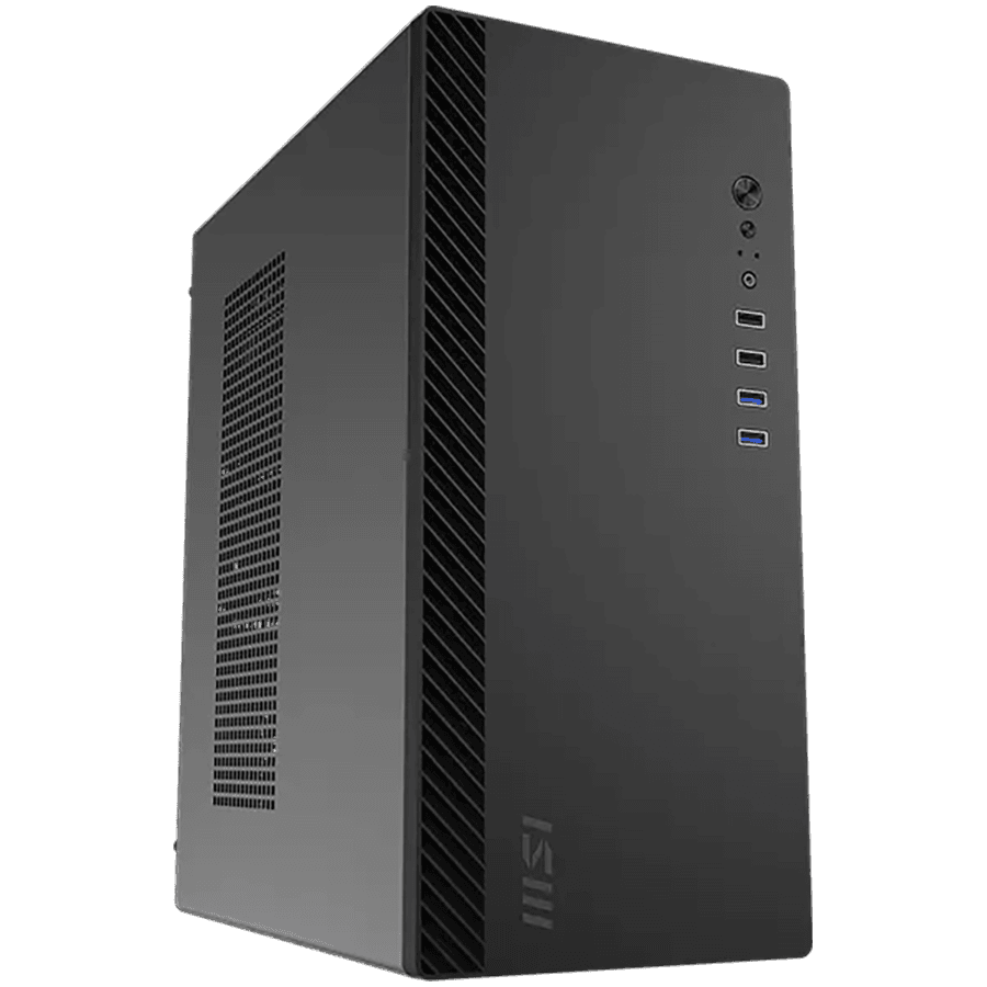 Chassis MSI PRO SHIELD M100P, Mini Tower, mATX, 1x 80 mm Preinstalled Fan, 2x USB 3.0, 2x USB 2.0, Audio Jack, 312 x 166 x 354 mm