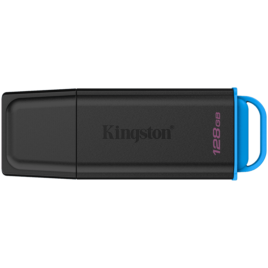 KINGSTON 128GB Portable USB 3.2 Gen 1 DataTraveler Exodia Black/Blue