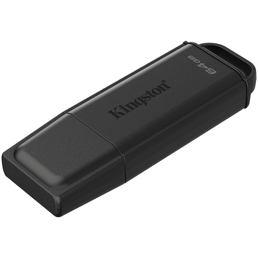 KINGSTON 64GB Portable USB 3.2 Gen 1 DataTraveler Exodia Black