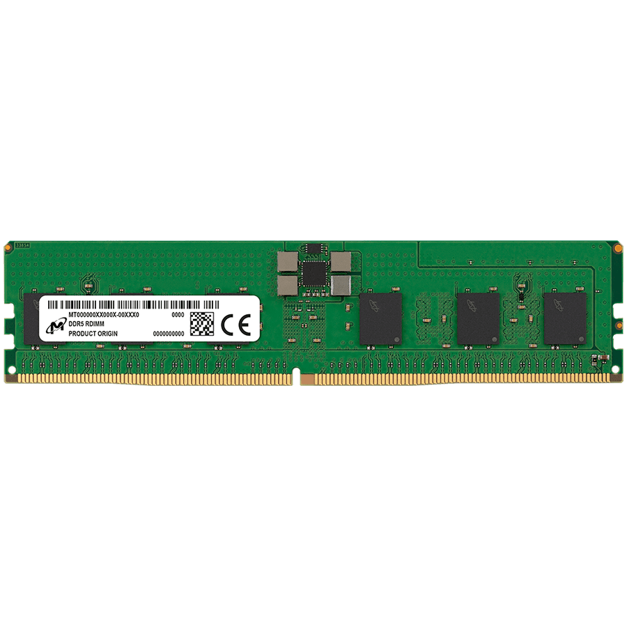 Micron 16GB DDR5-5600 RDIMM 1Rx8 PC5-44800 CL46 1.1V/(12V ext) ECC Y52K-16Gb (Tray)