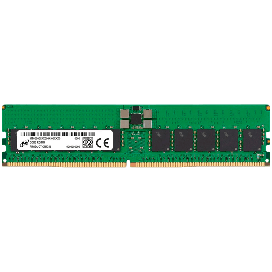 MICRON 48GB DDR5 5600MT/s ECC RDIMM 2rx8 Memory