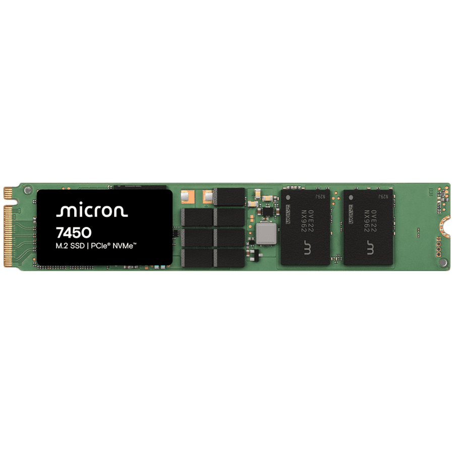 Micron 7450 PRO 960GB NVMe M.2 (22x110) Non-SED Enterprise SSD [Single Pack]