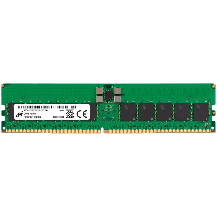 MICRON DDR5 RDIMM 32GB 2Rx8 5600 CL46 (16Gbit) (Single Pack)