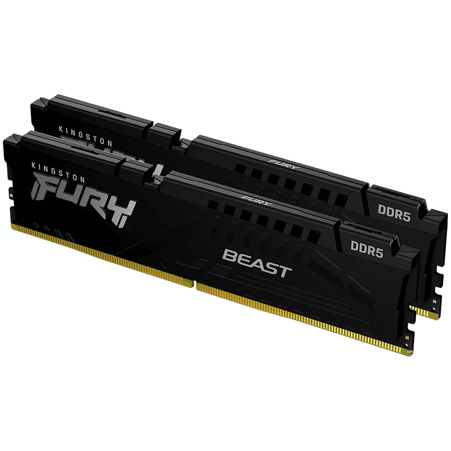 Kingston DRAM 64GB 5200MT/s DDR5 CL40 DIMM (Kit of 2) FURY Beast Black XMP