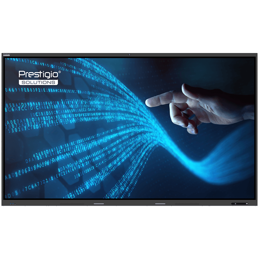 PRESTIGIO SOLUTIONS Multiboard 110-inch Light+ Gen 2, Android 13, Google EDLA, AI Camera, NFC, 16/128GB, black