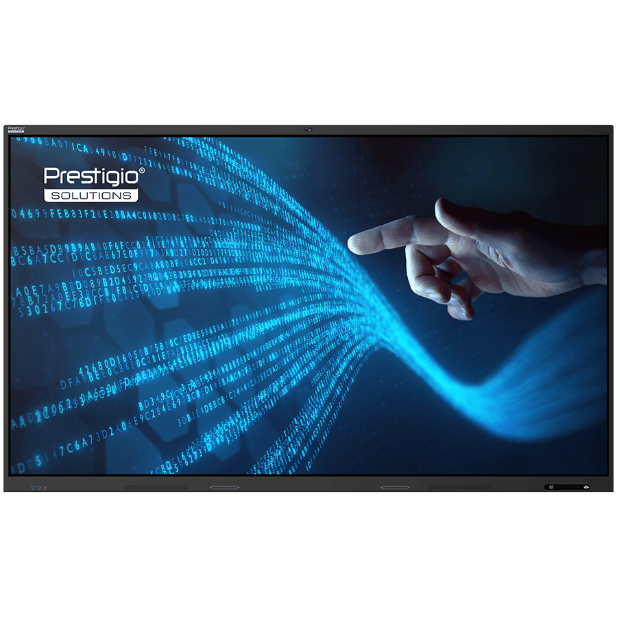 PRESTIGIO SOLUTIONS Multiboard 98-inch Light+ Gen 2, Android 13, Google EDLA, AI Camera, NFC, 16/128GB, black