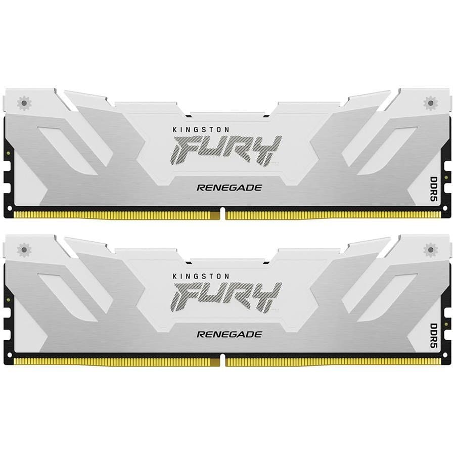 Kingston 32GB 6400MT/s DDR5 CL32 DIMM FURY Renegade White XMP