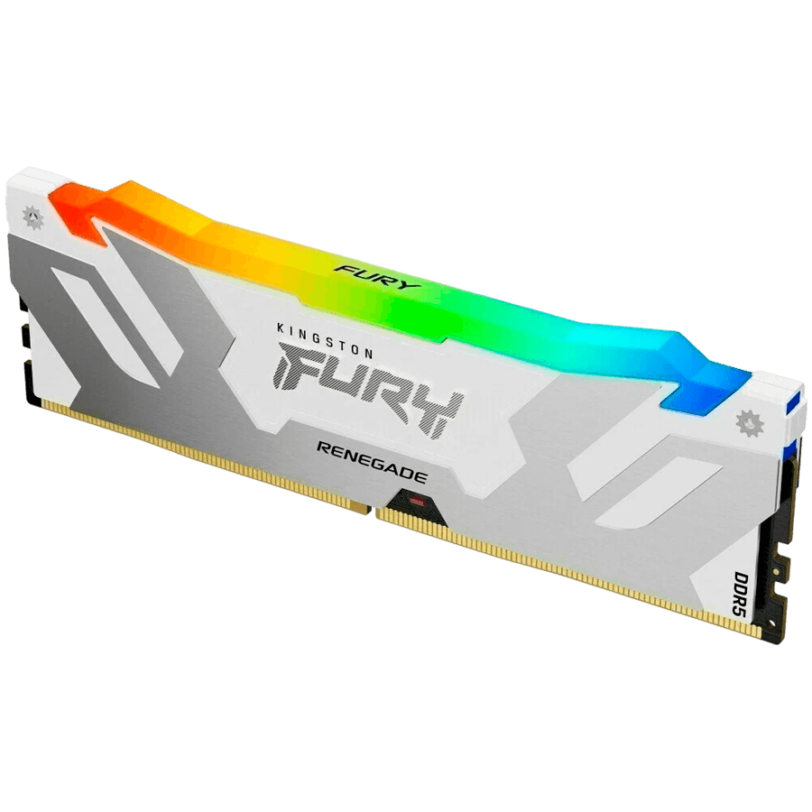 Kingston 16GB 8000MT/s DDR5 CL38 DIMM FURY Renegade RGB White XMP