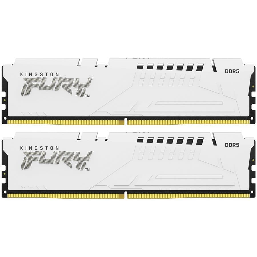 Kingston 64GB 6400MT/s DDR5 CL32 DIMM (Kit of 2) FURY Beast White EXPO
