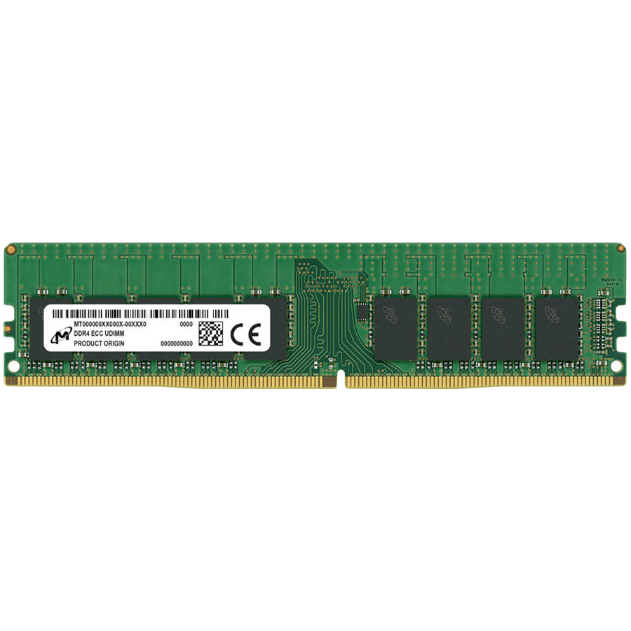 Micron DDR4 ECC UDIMM 16GB 1Rx8 3200 CL22 (16Gbit) (Single Pack)