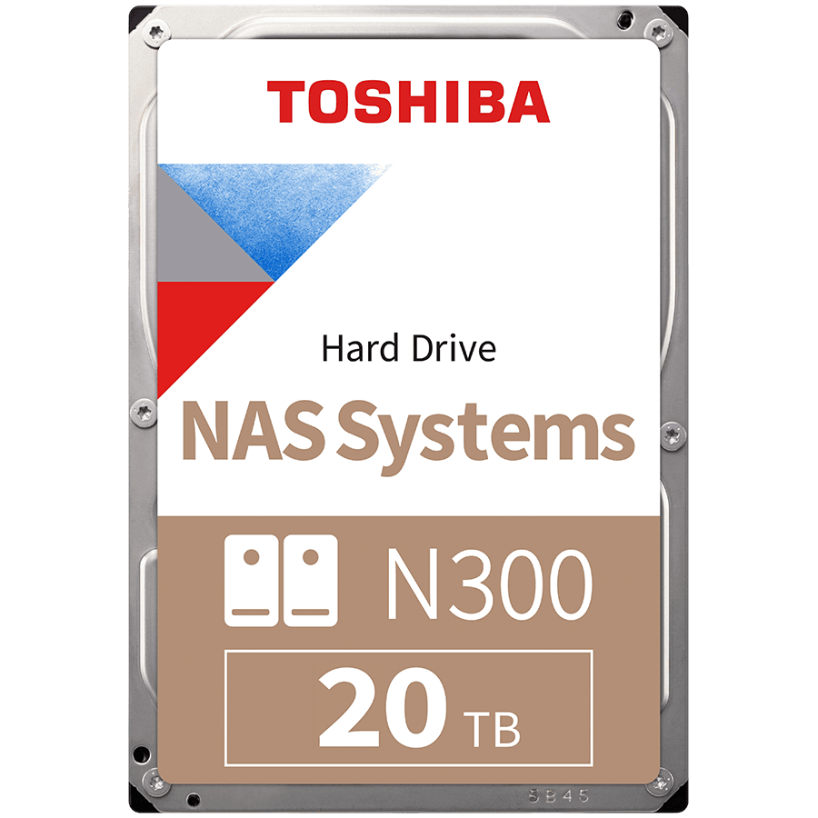 HDD NAS TOSHIBA N300 BULK 20TB 3.5", 1024MB, 7200 RPM, SATA, SKU: HDEX00WZNA51F