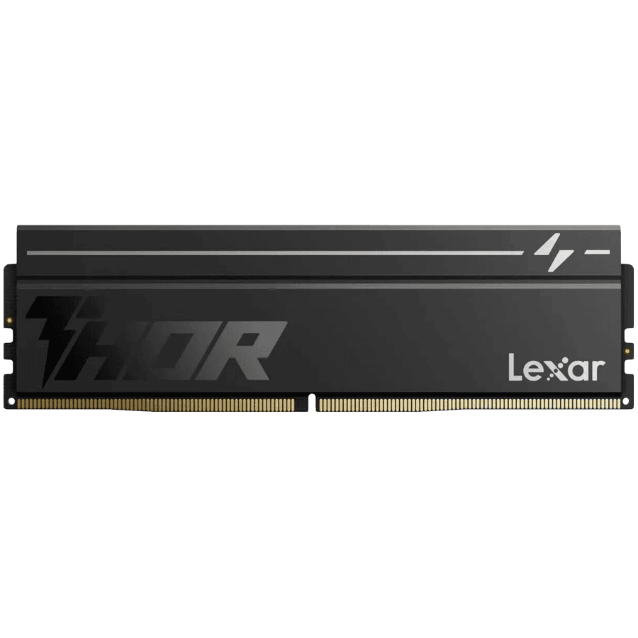 Lexar THOR 2.0 8GB DDR5 6000 CL38 1.3V Memory with heatsink, Single pack, Black Color