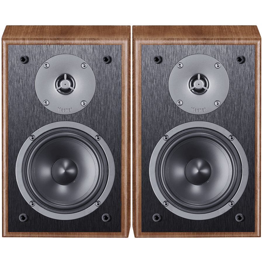 Magnat Monitor S10 B Bookshelf Speakers, Walnut, Pair