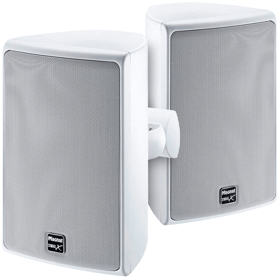 Magnat Symbol X 160 INDOOR/OUTDOOR SPEAKER WITH 6.5" WOOFER, SURFACE MOUNT, White, Pair
