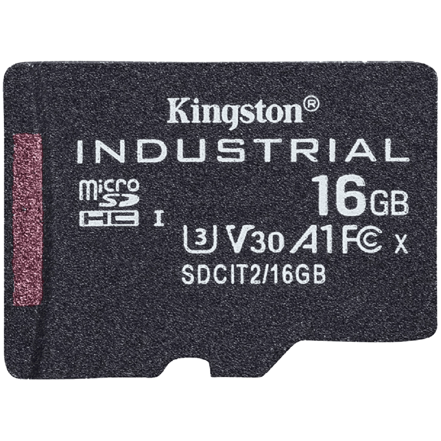 Kingston 16GB microSDHC Industrial C10 A1 pSLC Card Single Pack w/o Adapter