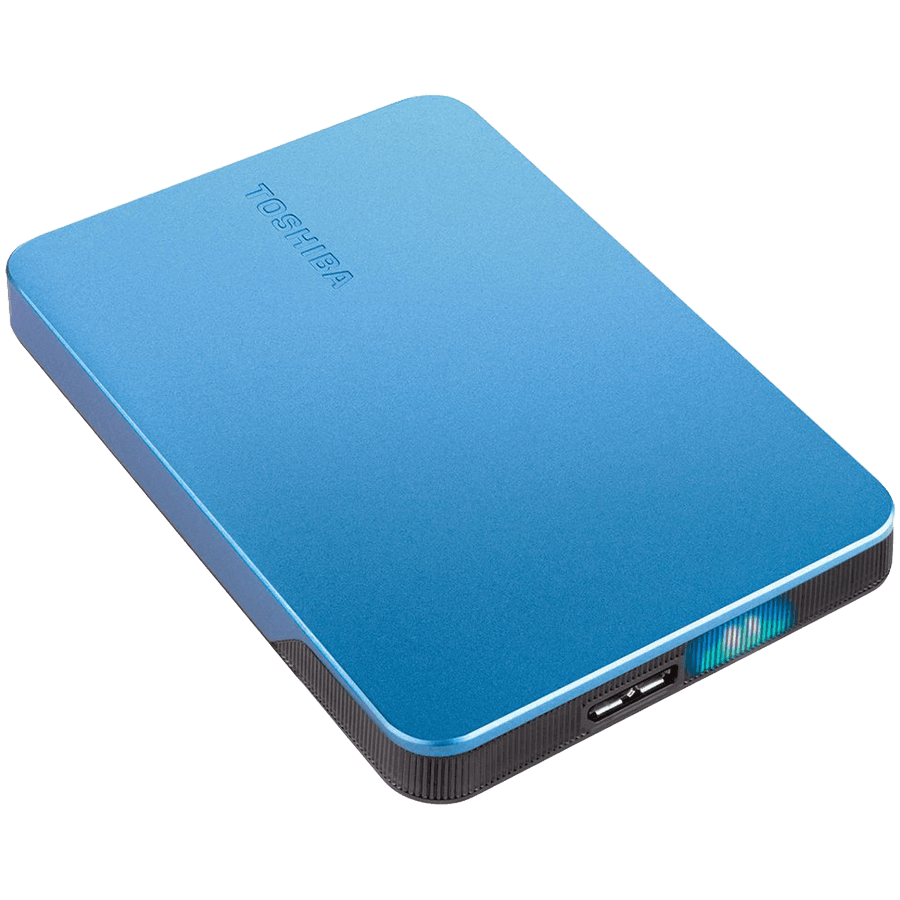 Toshiba External Hard Drive Canvio Flex (2.5 " 1TB, USB3.2 Gen 1, Metallic Blue)