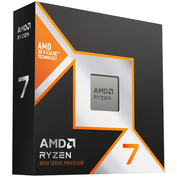 AMD CPU Desktop Ryzen 7 8/16T 9800X3D (5.2GHz,104MB,120W,AM5) box, with Radeon Graphics