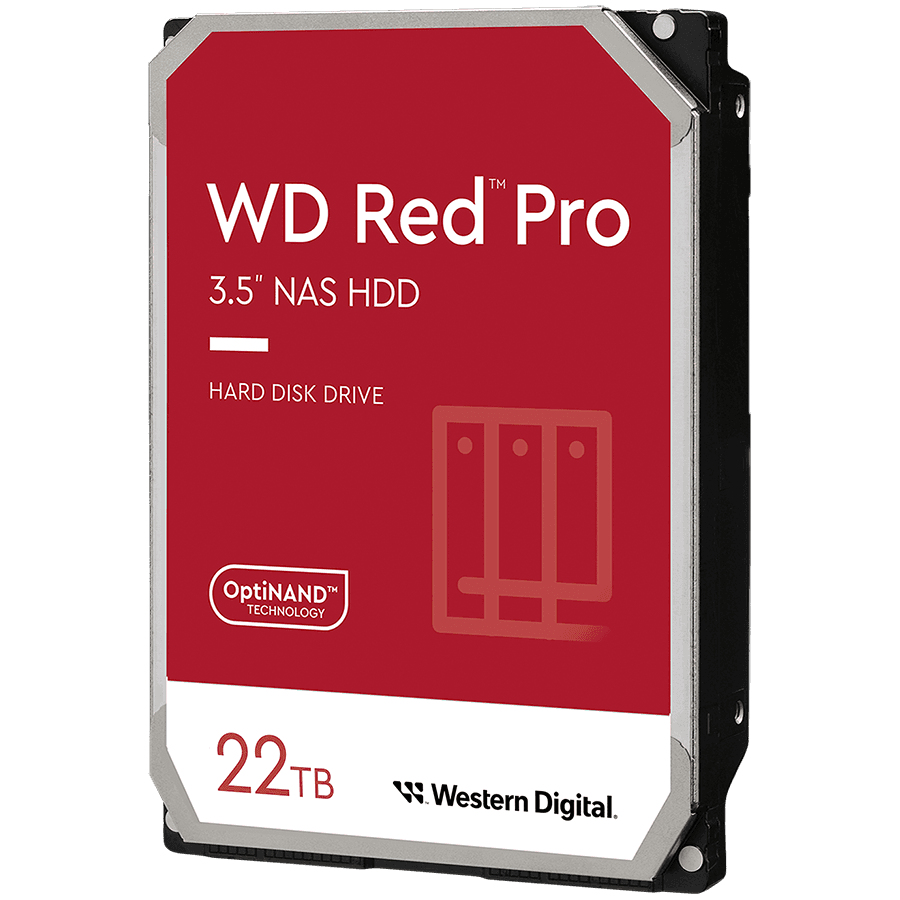 HDD Desktop WD Red Pro (3.5'', 22TB, 512MB, 7200 RPM, SATA 6 Gb/s)