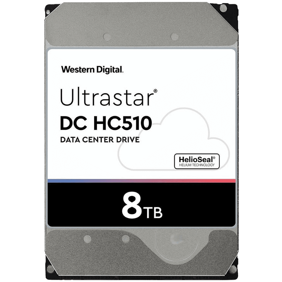 Western Digital Ultrastar DC HDD Server HE10 (3.5’’, 8TB, 256MB, 7200 RPM, SAS 12Gb/s, 512E SE) SKU: 0F27358