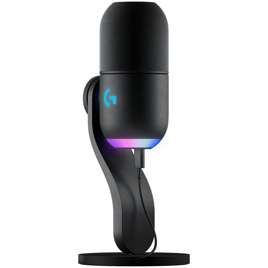 LOGITECH G Yeti GX RGB Gaming Microphone - LIGHTSYNC - BLACK - USB