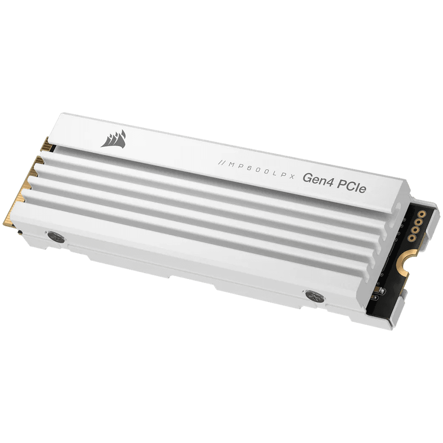 CORSAIR MP600 PRO LPX 2TB M.2 NVMe PCIe Gen. 4 x4 SSD (white)