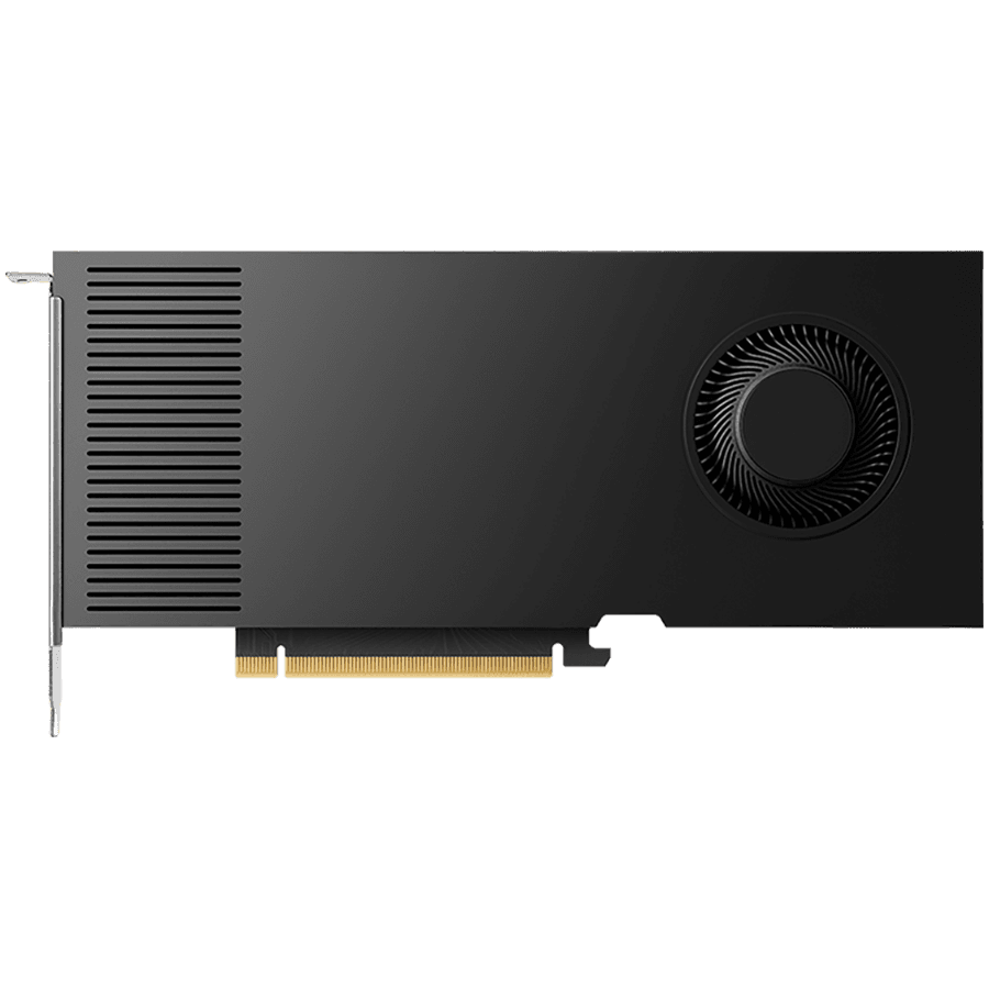 PNY NVIDIA RTX 4000 Ada Generation OEM Version, PCI-Express x16 Gen 4.0, Single Slot, 20 GB GDDR6 ECC 160-bit, HDCP 2.2 and HDMI 2.0 support with opt. adapter