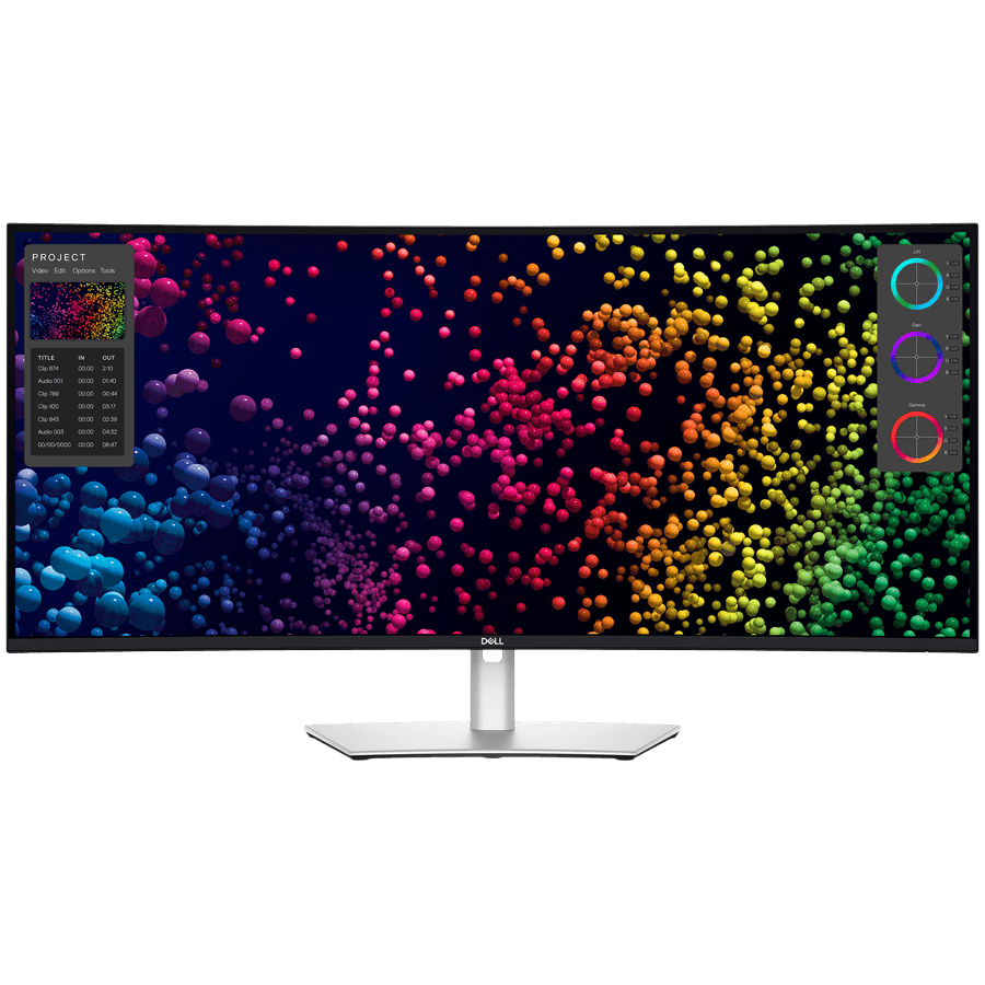 Monitor DELL UltraSharp U4025QW 40" Curved, 5120x2160, WUHD, 120Hz, IPS Antiglare, 21:9, 1000:1, 450 cd/m2, 8ms/5ms, 178/178, DP, HDMI, 2xTHB4, 3xUSB-C, 5xUSB-A, RJ-45, Audio line out, 2x 9W Speakers, Tilt, Swivel, Height Adjust, 3Y