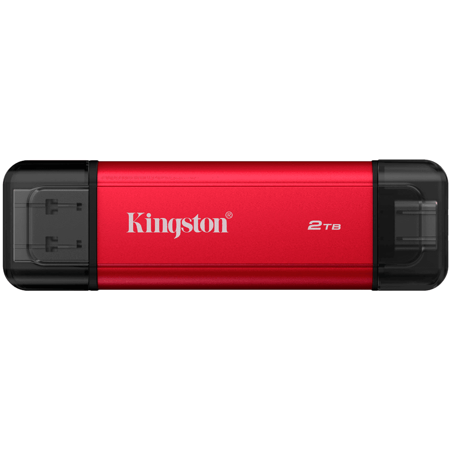Kingston 2TB Dual USB-A/C Portable SSD, Up to 1050MB/s USB 3.2 Gen 2